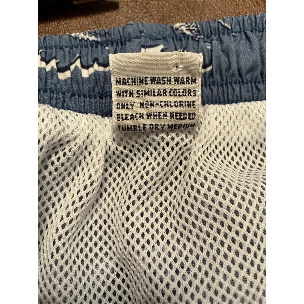 Roundtree & Yorke Men’s Beach Shirt & Swim Shorts Set Sz L Cotton